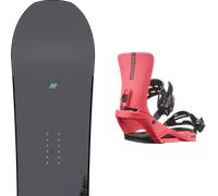 Pack snowboard." K2 Gateway Grey/turquoise 26 + Fixations - Homme - Gris - taille 164W - modèle 2026