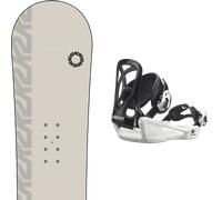 Pack snowboard." K2 Kandi Grey/dark Blue 26 + Fixations - Enfant - Gris - taille 137 - modèle 2026
