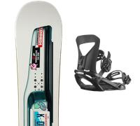 Pack snowboard." K2 Medium White/multi 26 + Fixations - Homme - Blanc - taille 155 - modèle 2026