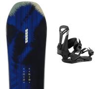 Pack snowboard." K2 Passport 25 + Fixations - Homme - Bleu / Noir / Rose - taille 160 - modèle 2025
