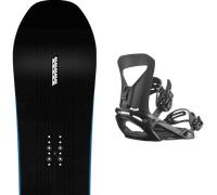 Pack snowboard." K2 Passport Black 26 + Fixations - Homme - Noir - taille 159W - modèle 2026