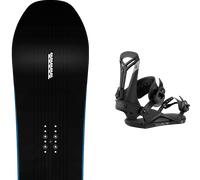 Pack snowboard." K2 Passport Black 26 + Fixations - Homme - Noir - taille 159W - modèle 2026