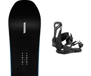 Pack snowboard." K2 Passport Black 26 + Fixations - Homme - Noir - taille 162W - modèle 2026