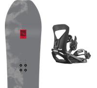 Pack snowboard." K2 Sky Pilot Grey/red 26 + Fixations - Homme - Gris - taille 157 - modèle 2026