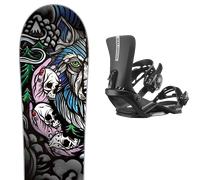 Pack snowboard." Lib Tech Jamie Lynn 25 + Fixations - Homme - Noir / Multicolore - taille 156 - modèle 2025