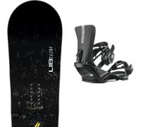 Pack snowboard." Lib Tech Skate Banana Black/yellow 26 + Fixations - Homme - Noir - taille 150 - modèle 2026