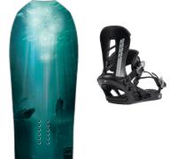 Pack snowboard." Lib Tech T.rice Orca Black/blue/white 26 + Fixations - Homme - Noir - taille 156 - modèle 2026