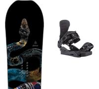 Pack snowboard." Lib Tech T.rice Pro Black/blue 26 + Fixations - Homme - Noir - taille 157W - modèle 2026
