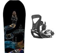 Pack snowboard." Lib Tech T.rice Pro Black/blue 26 + Fixations - Homme - Noir - taille 164W - modèle 2026