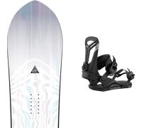 Pack snowboard." Nidecker Alpha Tbc 26 + Fixations - Homme - Blanc - taille 158 - modèle 2026