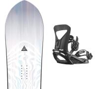 Pack snowboard." Nidecker Alpha Tbc 26 + Fixations - Homme - Blanc - taille 158 - modèle 2026
