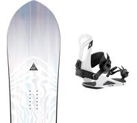 Pack snowboard." Nidecker Alpha Tbc 26 + Fixations - Homme - Blanc - taille 162W - modèle 2026