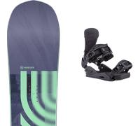 Pack snowboard." Nidecker Astral Tbc 26 + Fixations - Femme - Violet / Vert - taille 147 - modèle 2026