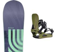 Pack snowboard." Nidecker Astral Tbc 26 + Fixations - Femme - Violet / Vert - taille 147 - modèle 2026