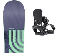 Pack snowboard." Nidecker Astral Tbc 26 + Fixations - Femme - Violet / Vert - taille 151 - modèle 2026