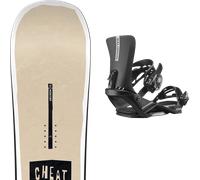 Pack snowboard." Nidecker Cheat Code Tbc 26 + Fixations - Homme - Beige / Noir / Multicolore - taille 159W - modèle 2026