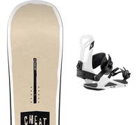 Pack snowboard." Nidecker Cheat Code Tbc 26 + Fixations - Homme - Beige / Noir / Multicolore - taille 162W - modèle 2026