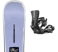 Pack snowboard." Nidecker Cheat Code W Tbc 26 + Fixations - Femme - Violet / Noir - taille 142 - modèle 2026