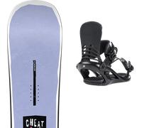 Pack snowboard." Nidecker Cheat Code W Tbc 26 + Fixations - Femme - Violet / Noir - taille 142 - modèle 2026