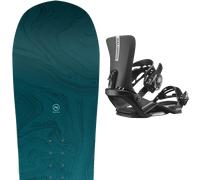 Pack snowboard." Nidecker Elle 26 + Fixations - Femme - Vert - taille 143 - modèle 2026