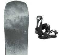 Pack snowboard." Nidecker Escape 24 + Fixations - Homme - Gris - taille 165W - modèle 2024