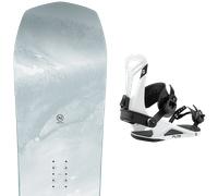 Pack snowboard." Nidecker Escape 25 + Fixations - Homme - Gris - taille 159 - modèle 2025