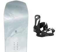 Pack snowboard." Nidecker Escape 25 + Fixations - Homme - Gris - taille 159W - modèle 2025
