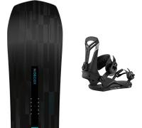 Pack snowboard." Nidecker Escape Plus Tbc 26 + Fixations - Homme - Noir - taille 162W - modèle 2026