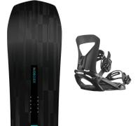 Pack snowboard." Nidecker Escape Plus Tbc 27 + Fixations - Homme - Noir - taille 159 - modèle 2027