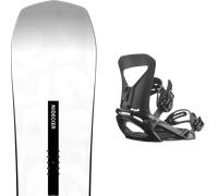 Pack snowboard." Nidecker Escape Tbc 26 + Fixations - Homme - Blanc - taille 159 - modèle 2026