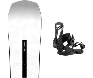 Pack snowboard." Nidecker Escape Tbc 26 + Fixations - Homme - Blanc - taille 159W - modèle 2026