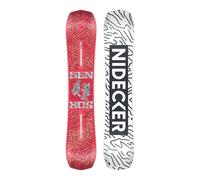 Pack Snowboard NIDECKER SENSOR (Rouge/Blanc) Homme - 2026 + Fixation OS