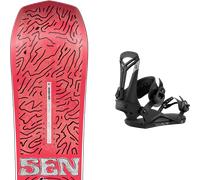 Pack snowboard." Nidecker Sensor Tbc 26 + Fixations - Homme - Rouge - taille 156 - modèle 2026