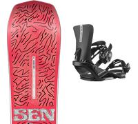 Pack snowboard." Nidecker Sensor Tbc 26 + Fixations - Homme - Rouge - taille 159W - modèle 2026