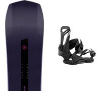 Pack snowboard." Nidecker Thruster Tbc 26 + Fixations - Mixte - Noir - taille 162W - modèle 2026