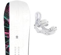 Pack snowboard." Nidecker Venus 26 + Fixations - Femme - Blanc - taille 151 - modèle 2026