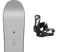 Pack snowboard." Nitro Alternator Grey/green 26 + Fixations - Homme - Gris - taille 154 - modèle 2026