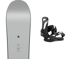 Pack snowboard." Nitro Alternator Grey/green 26 + Fixations - Homme - Gris - taille 154 - modèle 2026