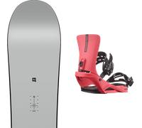 Pack snowboard." Nitro Alternator Grey/green 26 + Fixations - Homme - Gris - taille 157 - modèle 2026
