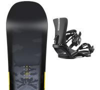 Pack snowboard." Nitro Beast 25 + Fixations - Homme - Noir / Jaune - taille 152 - modèle 2025
