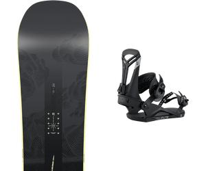 Pack snowboard." Nitro Beast Black 26 + Fixations - Homme - Noir / Gris - taille 155 - modèle 2026