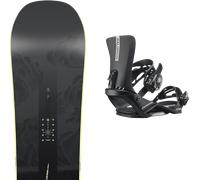 Pack snowboard." Nitro Beast Black 26 + Fixations - Homme - Noir / Gris - taille 158 - modèle 2026
