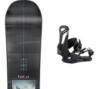 Pack snowboard." Nitro Cheap Thrills Black/multi 26 + Fixations - Homme - Noir / Gris / Multicolore - taille 148 - modèle 2026