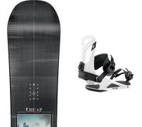 Pack snowboard." Nitro Cheap Thrills Black/multi 26 + Fixations - Homme - Noir / Gris / Multicolore - taille 155W - modèle 2026