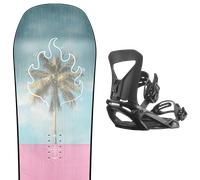 Pack snowboard." Nitro Cheap Trills 25 + Fixations - Homme - Violet / Bleu / Noir - taille 157 - modèle 2025