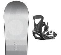 Pack snowboard." Nitro Cinema 26 + Fixations - Homme - Gris / Noir - taille 155 - modèle 2026