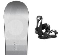 Pack snowboard." Nitro Cinema 26 + Fixations - Homme - Gris / Noir - taille 155 - modèle 2026