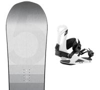 Pack snowboard." Nitro Cinema 26 + Fixations - Homme - Gris / Noir - taille 162 - modèle 2026