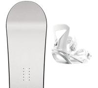 Pack snowboard." Nitro Fate W 25 + Fixations - Femme - Blanc / Noir - taille 147 - modèle 2025