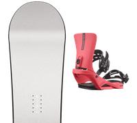 Pack snowboard." Nitro Fate W 25 + Fixations - Femme - Blanc / Noir - taille 153 - modèle 2025